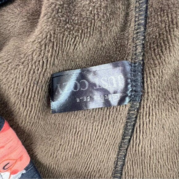 Just cozy tights leggings fleece lined Bottoms - Black Orange Fox Print warm - Picture 7 of 9